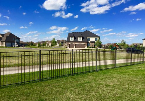 Aluminum Fence in Westfield, Indiana Neighborhood
