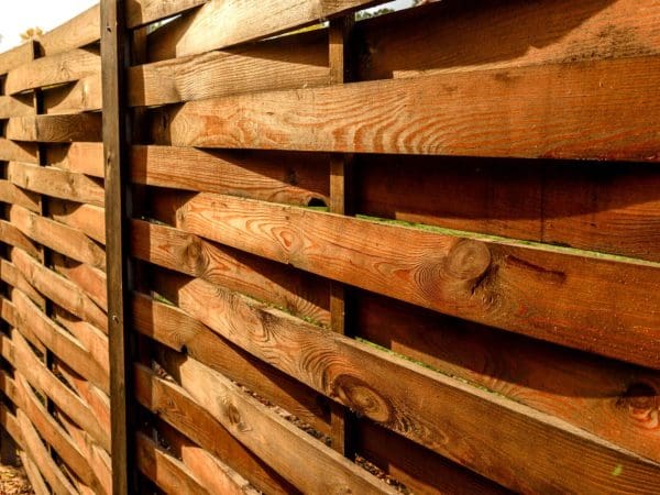Horizontal Slat Fence Ideas