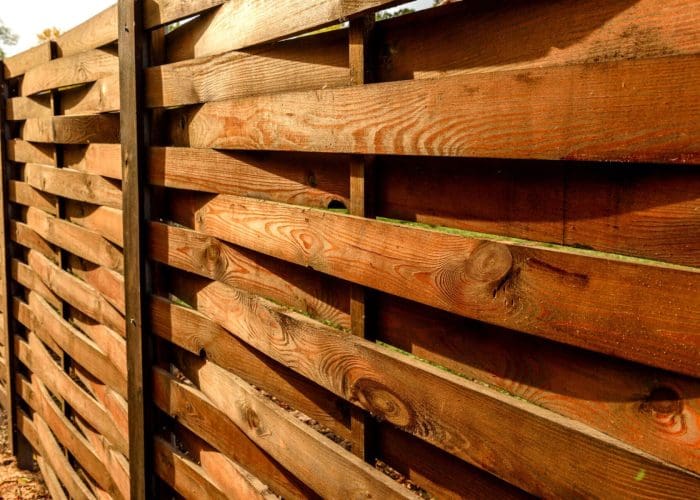 Horizontal Slat Fence Ideas